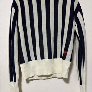Scotch & Soda Cream and Navy Knit